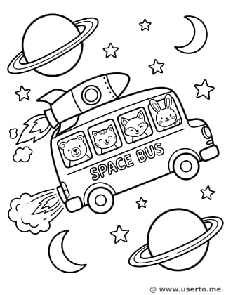 Galactic School Bus to Mars