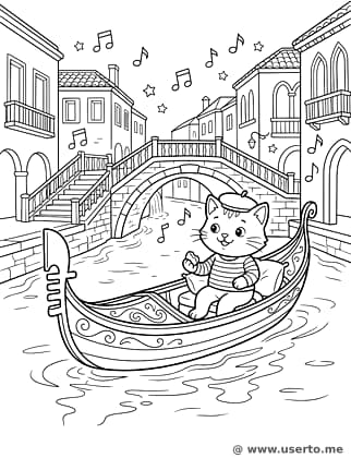 El Gondolero Cantante en Venecia