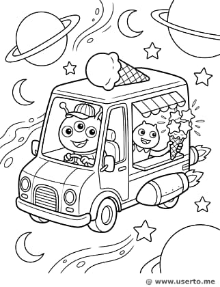 The Milky Way Ice Cream Truck