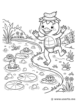 A dança da folha de lótus do Kappa