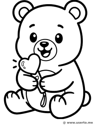 Osito Animador con Varita Luminosa