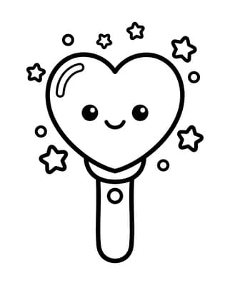Twinkling Heart Lightstick