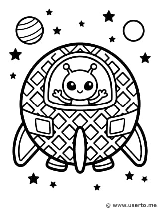 Stroopwafel-Weltraum-Abenteurer