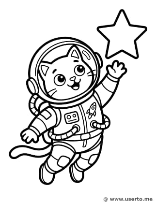 우주비행사 고양이