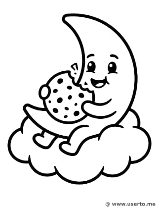 The Moon's Midnight Snack