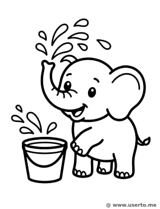 Songkran Plansch-Elefant
