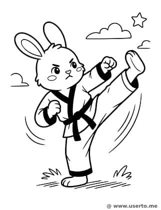 Karate Bunny Kick