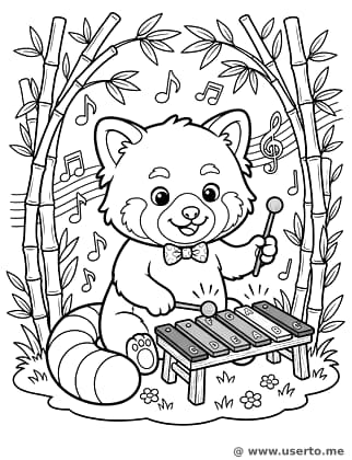 La Melodía del Bosque del Panda Rojo