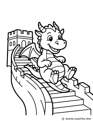 Dragão Amigável na Grande Muralha