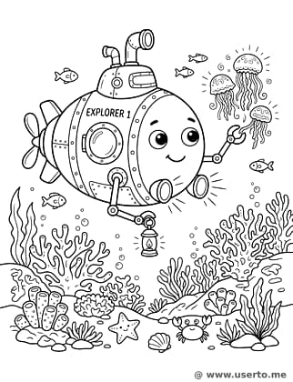 Submarino Explorador de Aguas Profundas