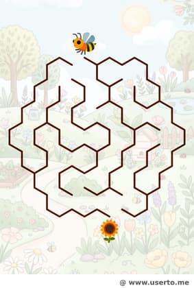 Der Garten der fleißigen Biene