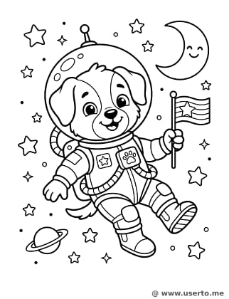 Space Puppy's Starry Flight