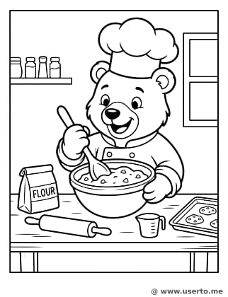 Bear Baker's Magic Cookies