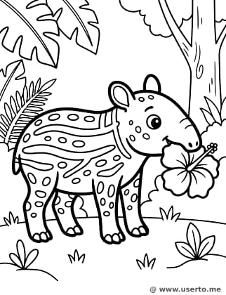 아기 테이퍼의 꽃 간식