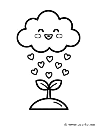 깔깔 웃는 비구름