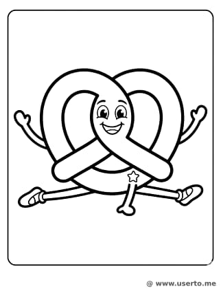 The Happy Pretzel Gymnast