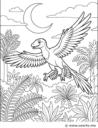El Microraptor plumado planeador