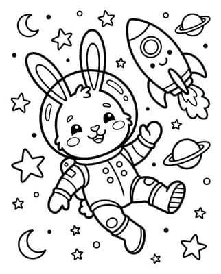 우주 비행사 토끼