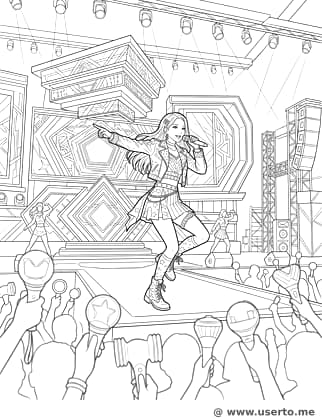 Grande palco de concerto