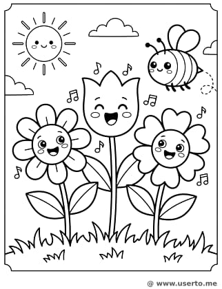 노래하는 꽃들의 정원