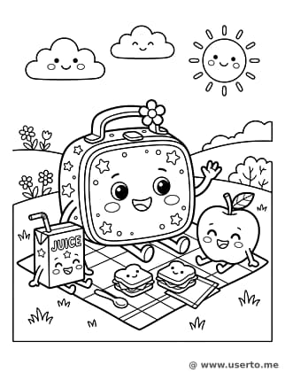 소풍 가는 도시락