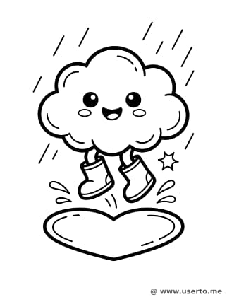 비구름의 첨벙첨벙 물놀이