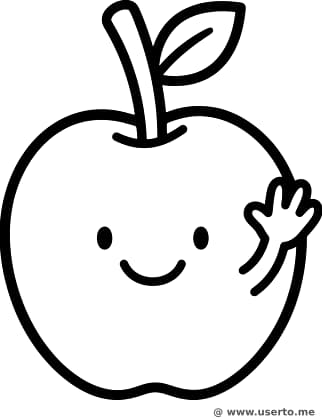 행복한 사과 친구