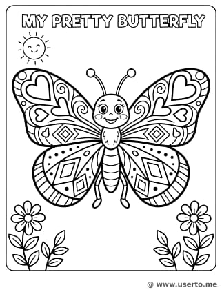 Belleza Simétrica de la Mariposa