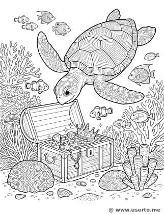 Der verborgene Schatz der Meeresschildkröte