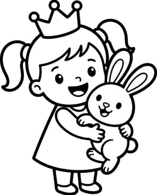 Little Princess and Bunny