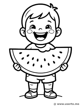 Leckeres Wassermelonenstück