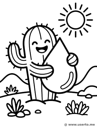 O Cacto e a Gotinha Feliz