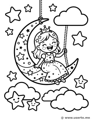 Starry Moon Swing Princess