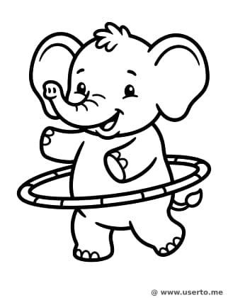 O bambolê bambo do elefante