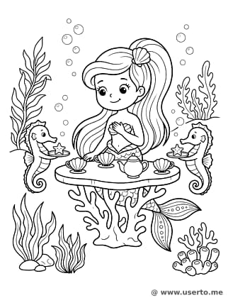 La Merienda Bajo el Mar de la Sirena