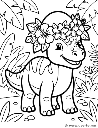 The Floral Pachycephalosaurus