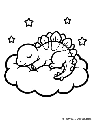 Sleepy Stegosaurus Nap