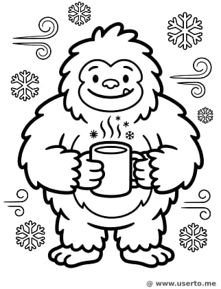 예티의 핫코코아 눈보라