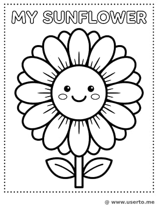 행복한 해바라기 원