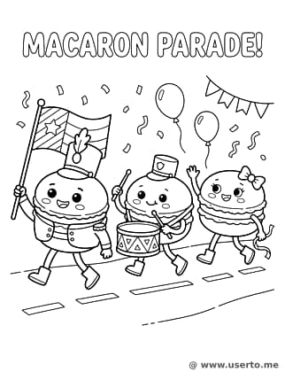 Celebración del Desfile de Macarons