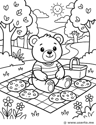 El Picnic de Galletas del Osito