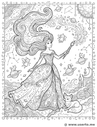 Celestial Galaxy Princess