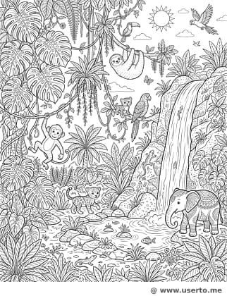 A Cascata Secreta da Selva