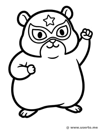 Heroic Masked Hamster