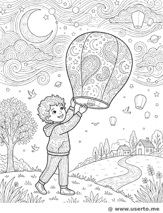 The Magical Sky Lantern Release