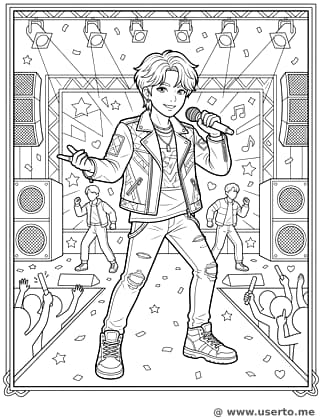 Pop Star's Big Concert